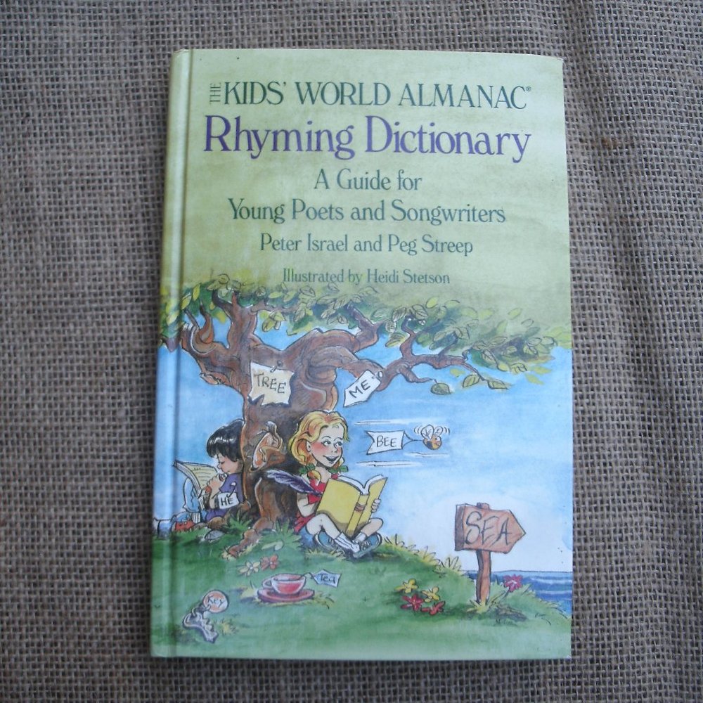 Kids' World Almanac Rhyming Dictionary poets songwriters